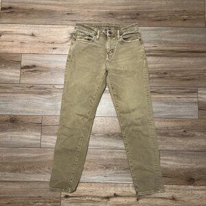 Men's American Eagle AE Athletic Fit Denim Jeans SZ 28x32 Tan Stretch Modern